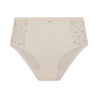 Cotton and Lace Full Womens Brief triumph Lingerie Beige