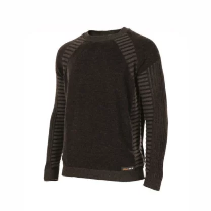 ME1733 technical sweater Charcoal