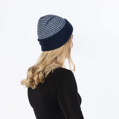 NX397 Double Layer Beanie Twilight back