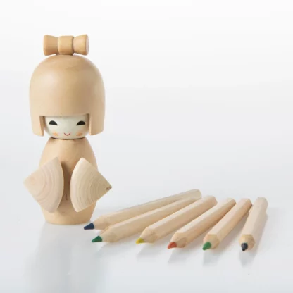 Colour Me Kokeshi open