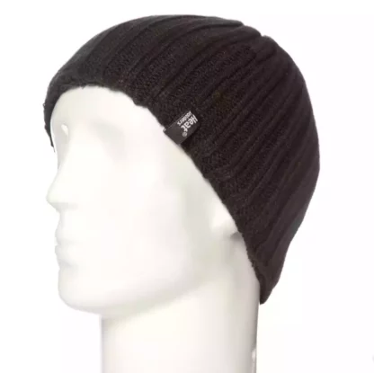 Mens Heat Holder Hat Black 2