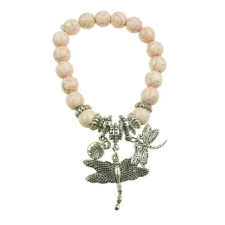 dragonflys PINK bracelet