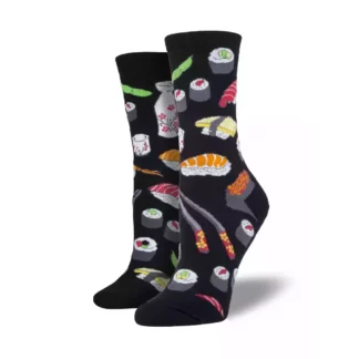 sushi socks black