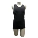 BMP054 Merino Singlet Black front