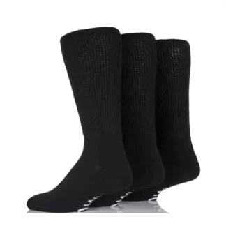 Footnurse Diabetic Sock 3pk Black
