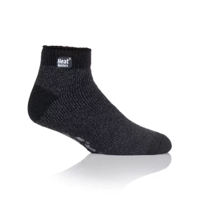 Heat Holders Mens Ankle Socks Black