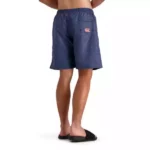 mens fundamental aop awning swim short DDenim back