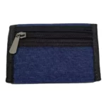 B503 Velcro Wallet Navy Back