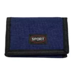 B503 Velcro Wallet Navy Front