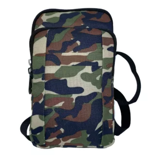 b819 Shoulder Belt Bag Camo front