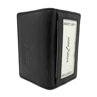 p691 Leather Card Holder Black Outer