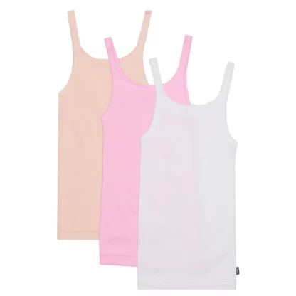 Girls Singlets 3pk uyg43a