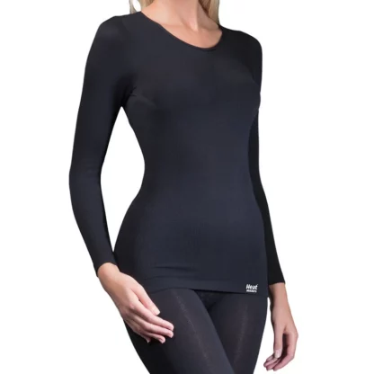 HH Ladies Long Sleeved Thermal Vest Black 2