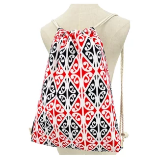 BG902 1 Red White Black Design Bag Small