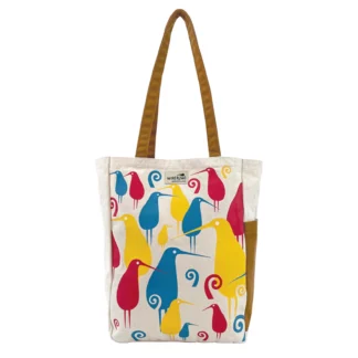 Coloured Kiwis Tote Bag