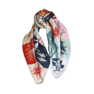 NZ Flora Square Scarf