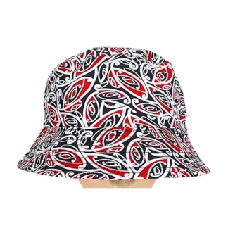 SM901 M1 Red White Black Bucket Hat