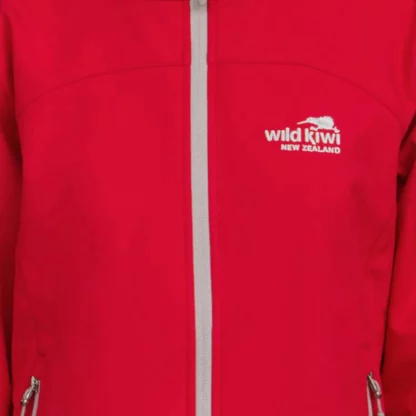 Wild Kiwi Womens Storm Jacket Red 2