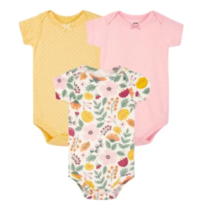 3 Pce Bodysuit Set Flower