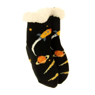 Kids Rocket Fleece Socks