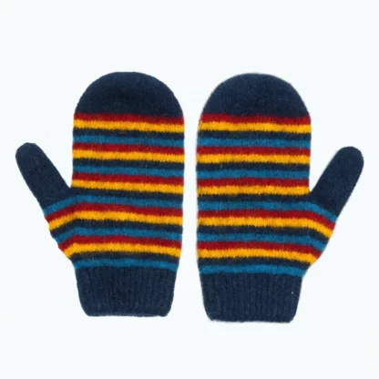 NX708 Striped Mittens Twilight