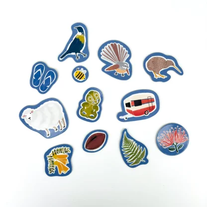 NZ Icons Magnet Set 2