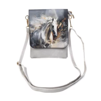 bct599 Flap Bag White Horse